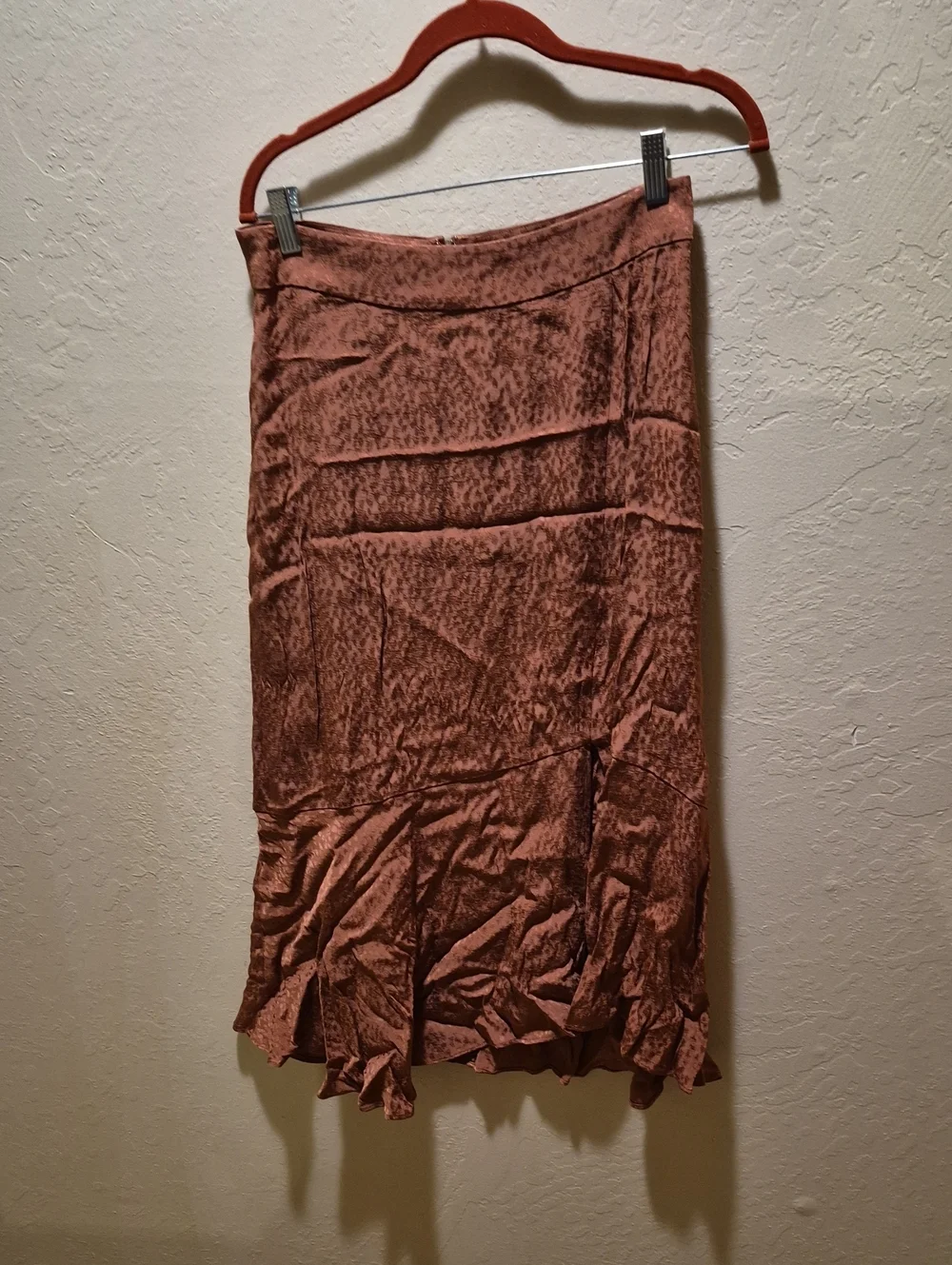 Madewell Rust-Tone  Midi Skirt